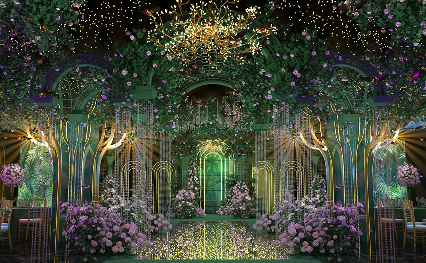 滨城奇妙森林婚礼堂效果展示